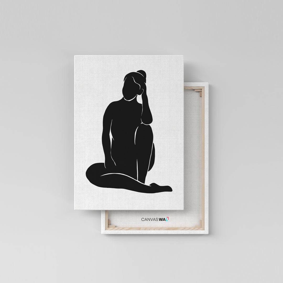 Black Sitting lady