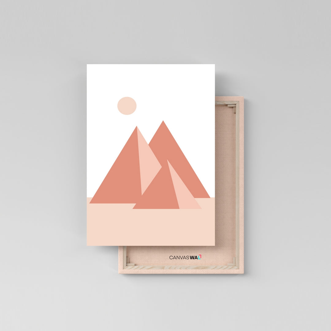 Geometric Tri Pyramids with Sun