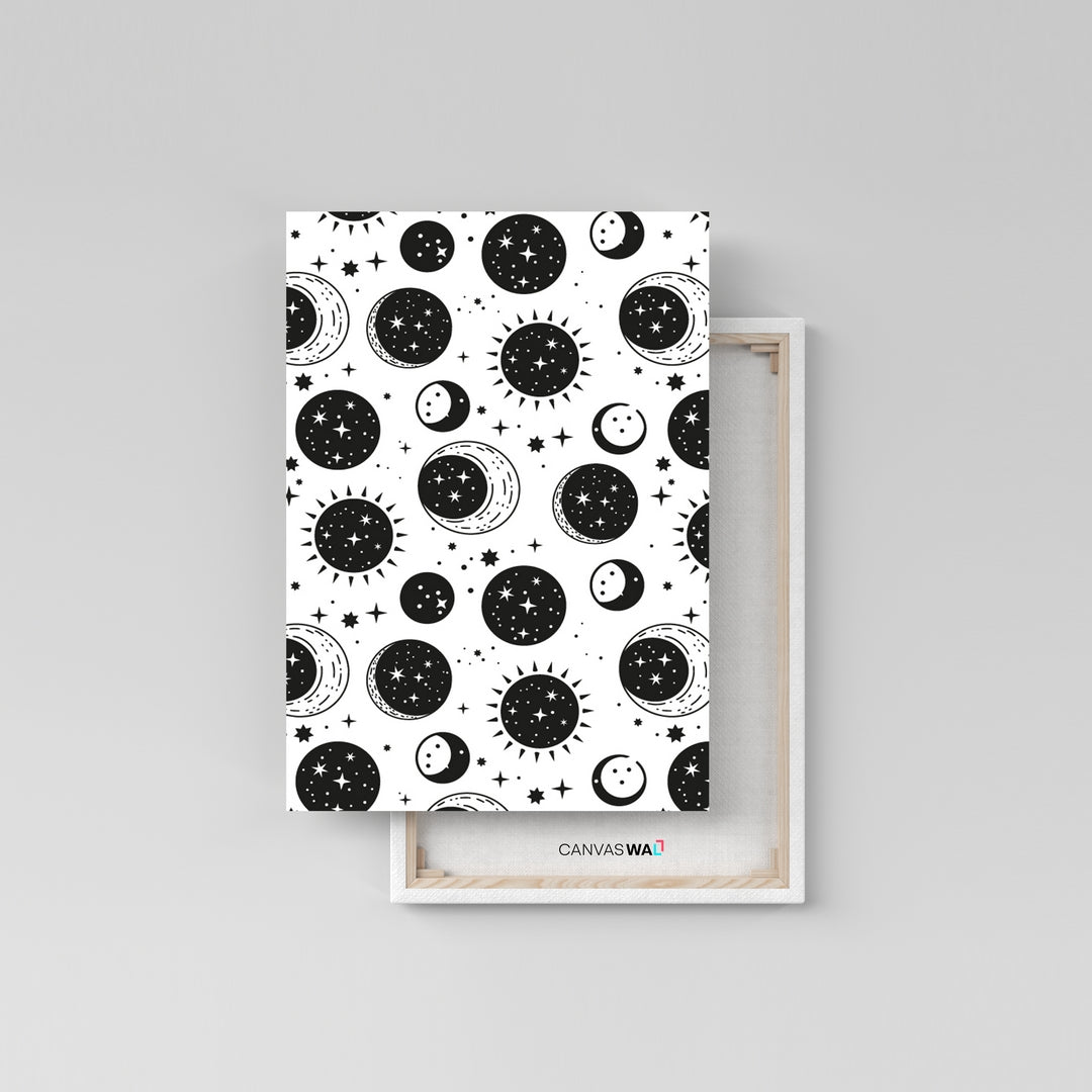 Canvaswall -Stars & moon