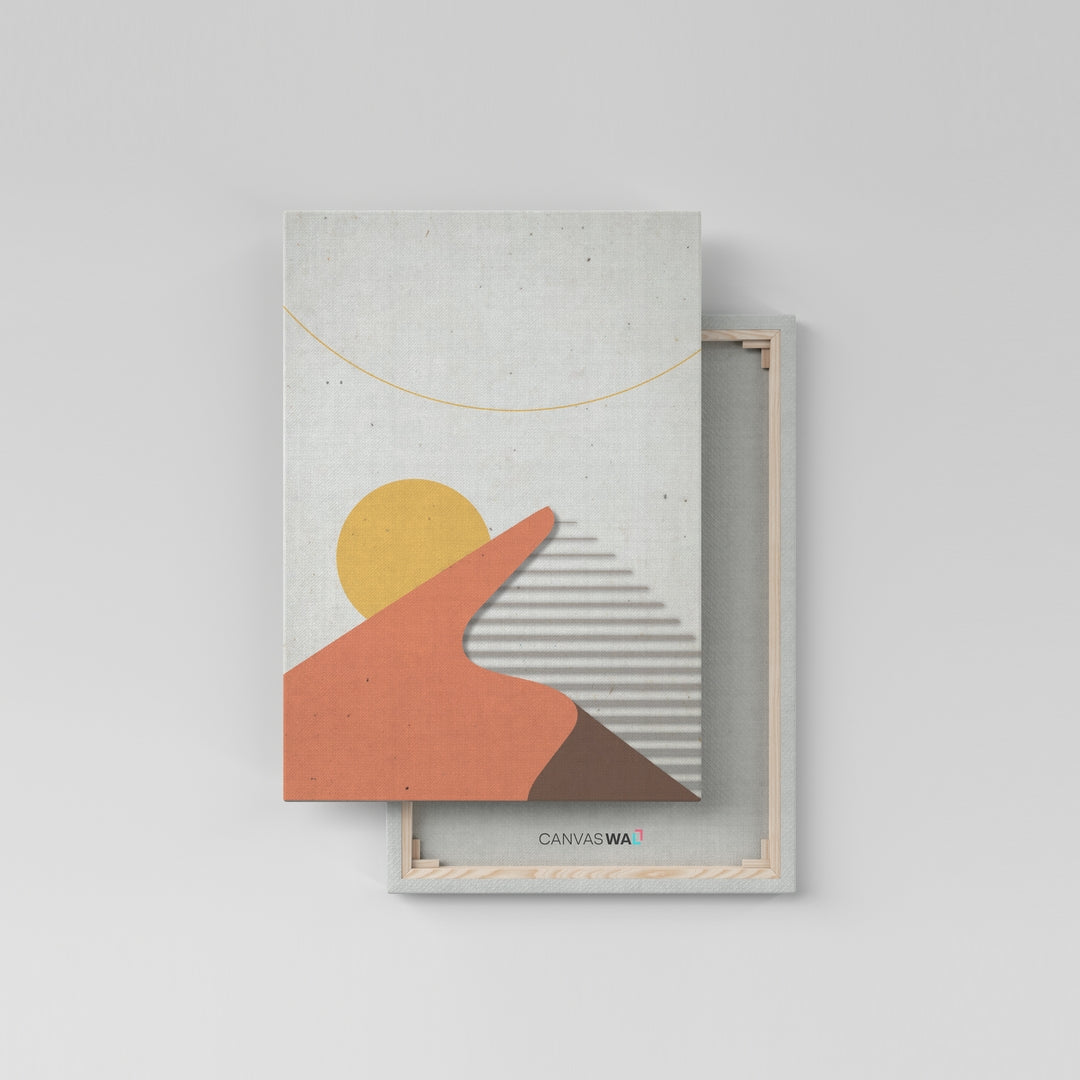 Neutral Boho Mountain Sun