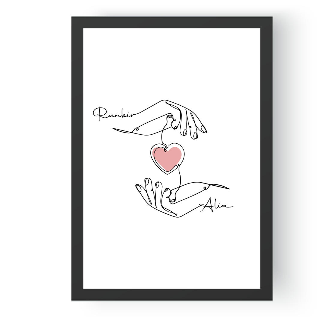 Personalised Line Art  | Bound In Love