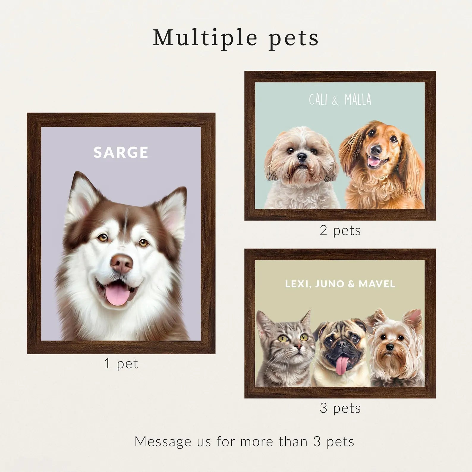 Custom Pet Portrait from Photo