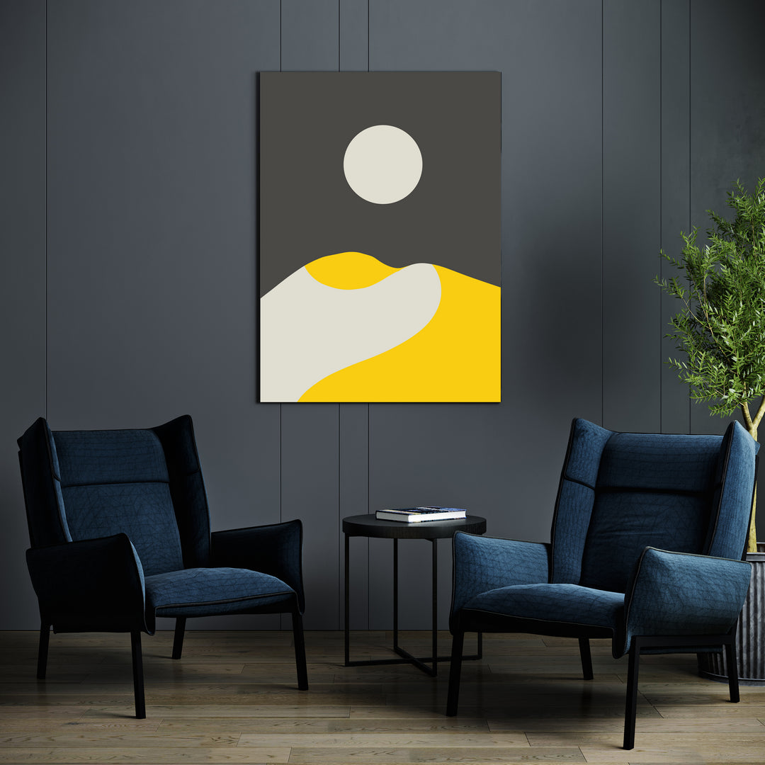 Mountains & Sun Landscape Art I