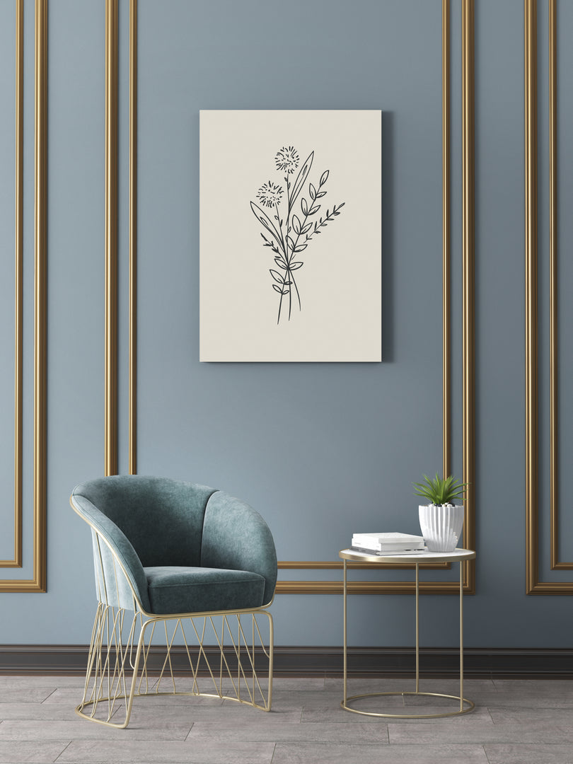 Minimalist Floral Art I