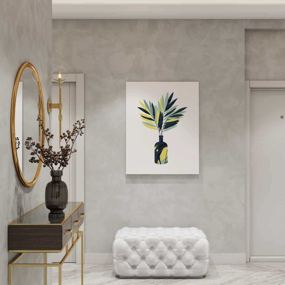 Aesthetic Minimalist Boho leafs