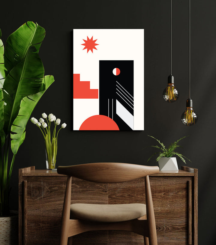 Bohemian Art Black&Red