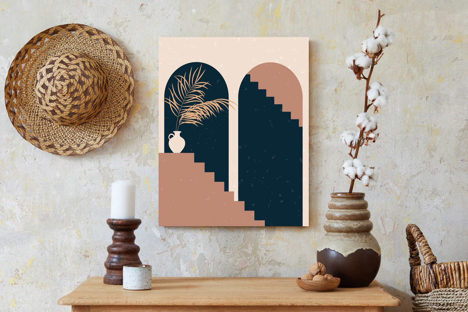 Abstract Staircase Art