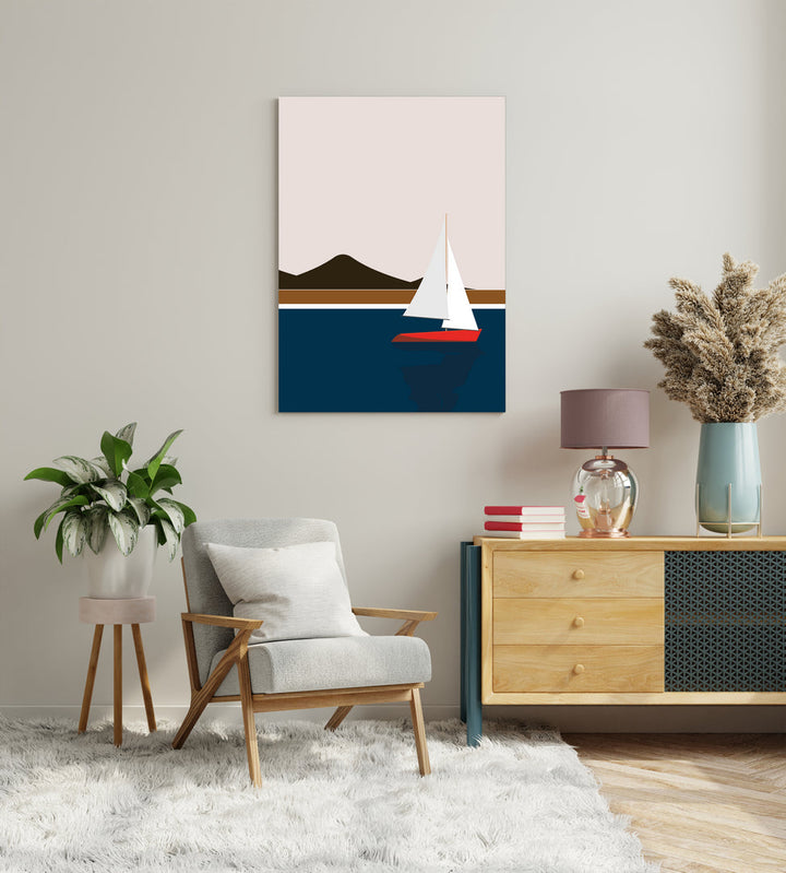Ocean Red Boat