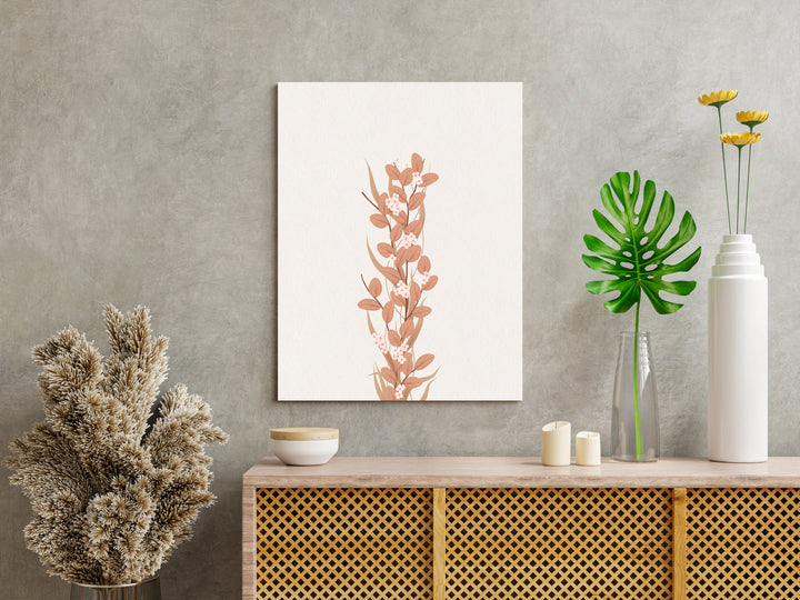 Boho plant with flower