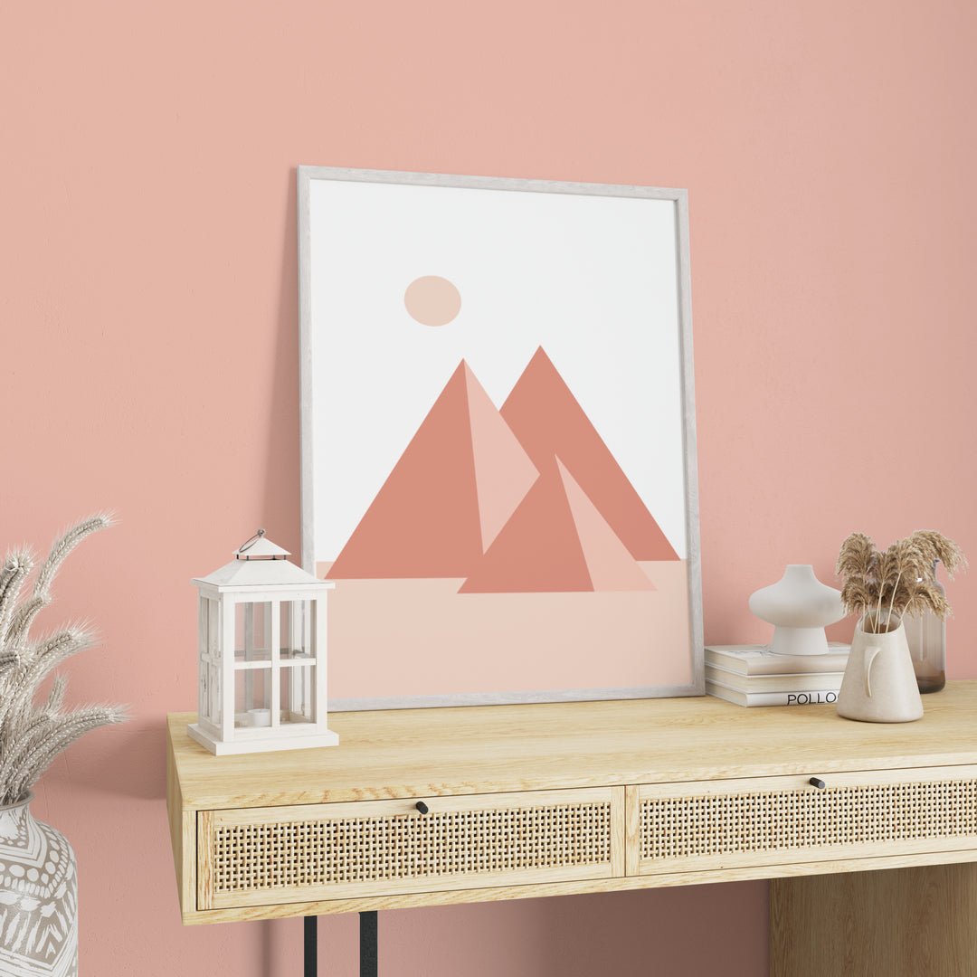 Geometric Tri Pyramids with Sun