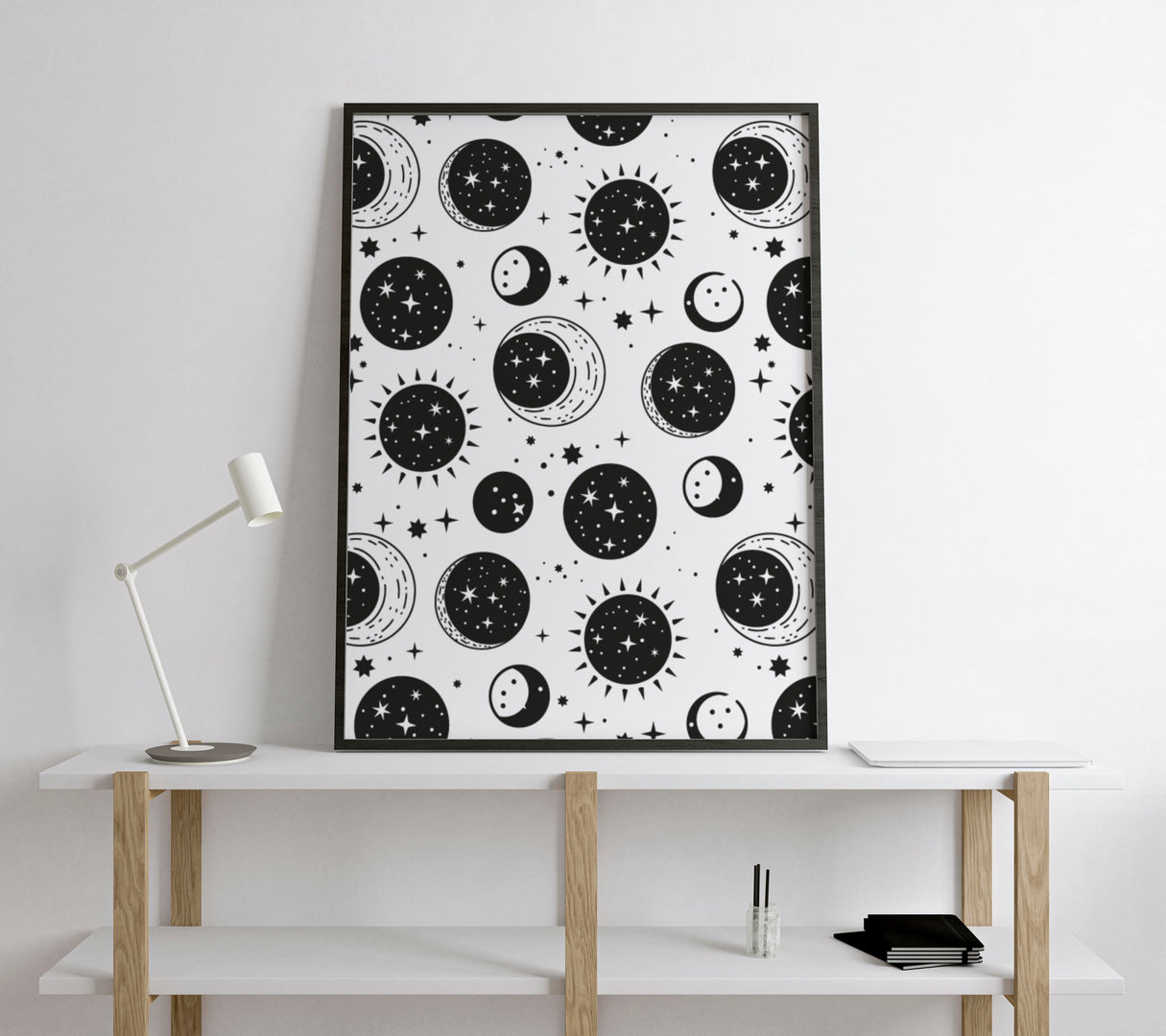 Canvaswall -Stars & moon