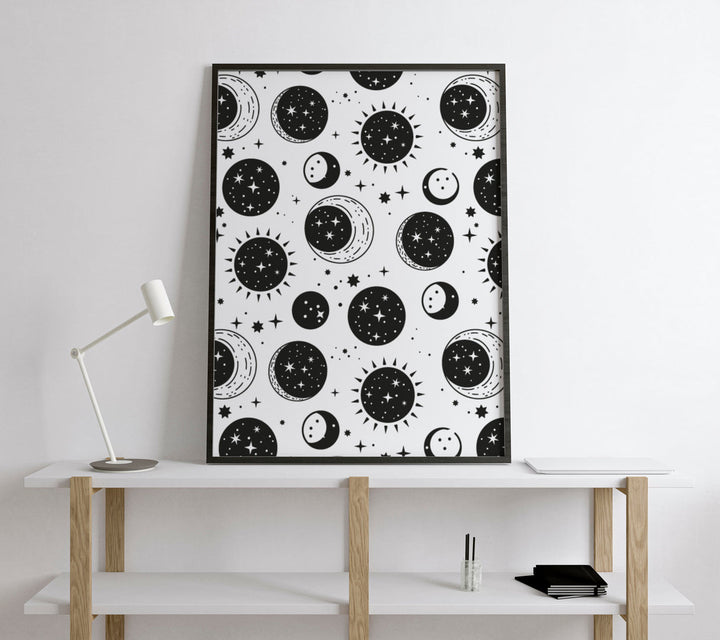 Canvaswall -Stars & moon