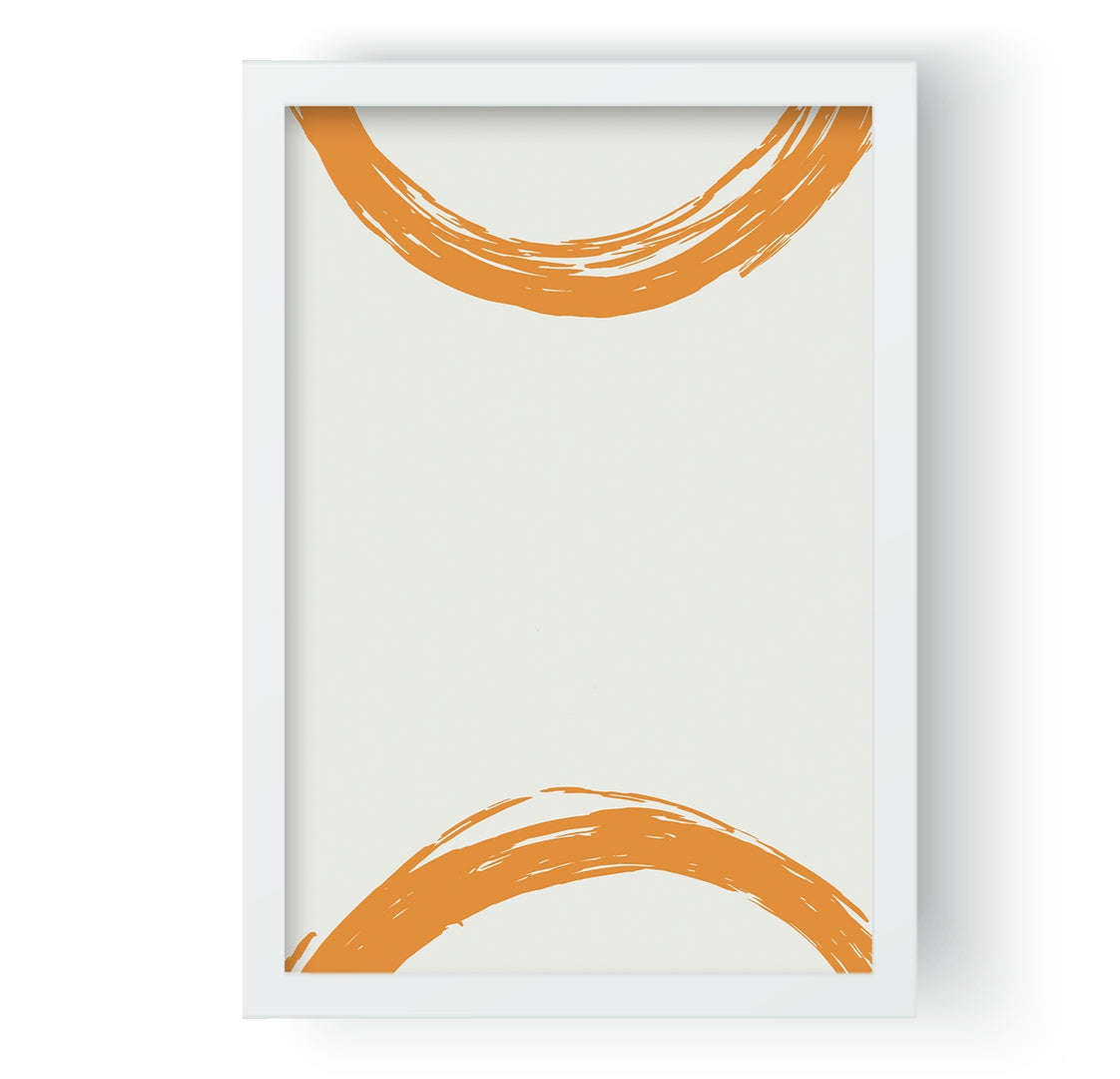 Boho Orange Strokes II