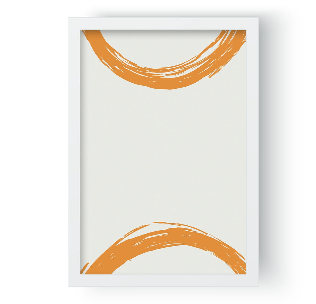 Boho Orange Strokes II