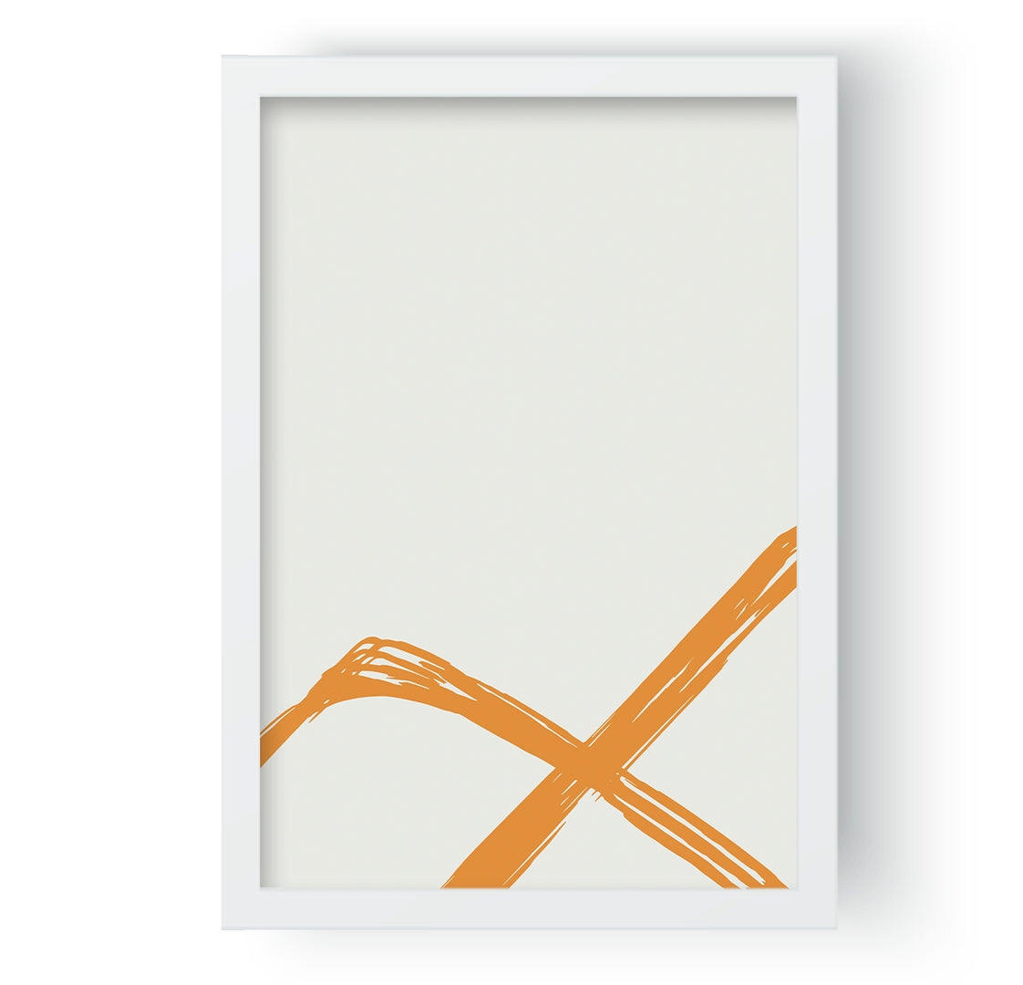 Boho Orange Strokes III