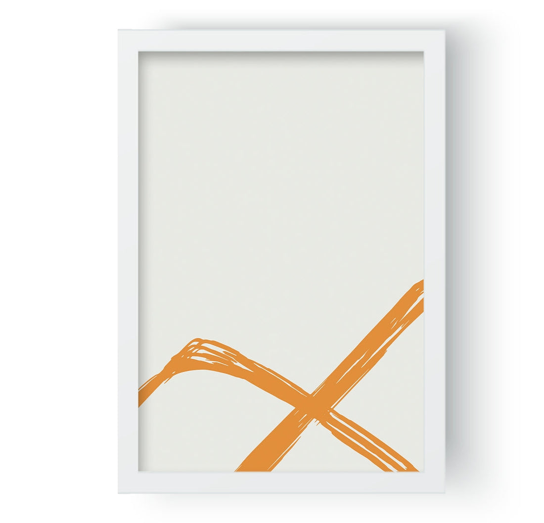 Boho Orange Strokes III