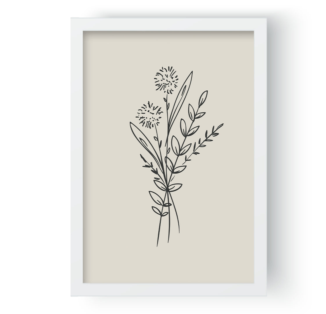 Minimalist Floral Art I