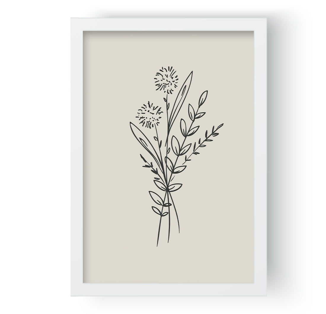 Minimalist Floral Art I