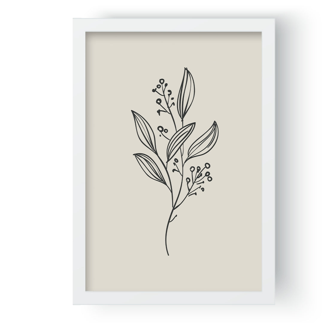 Minimalist Floral Art III