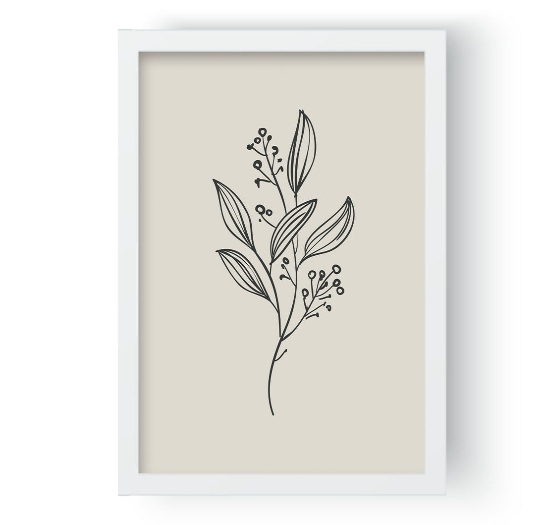 Minimalist Floral Art III