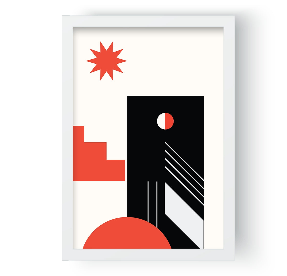 Bohemian Art Black&Red