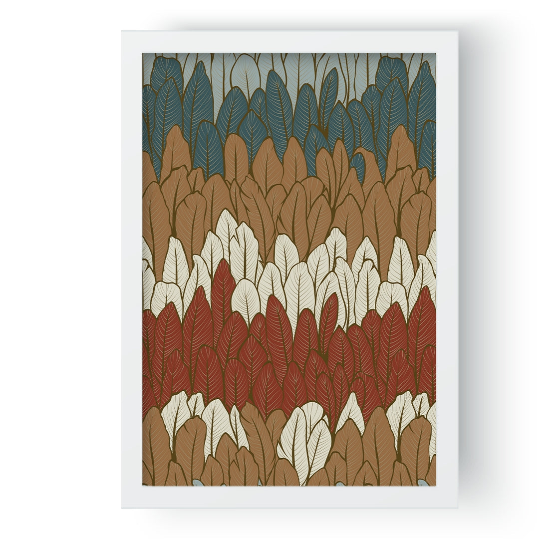 Colourful Feather Wall