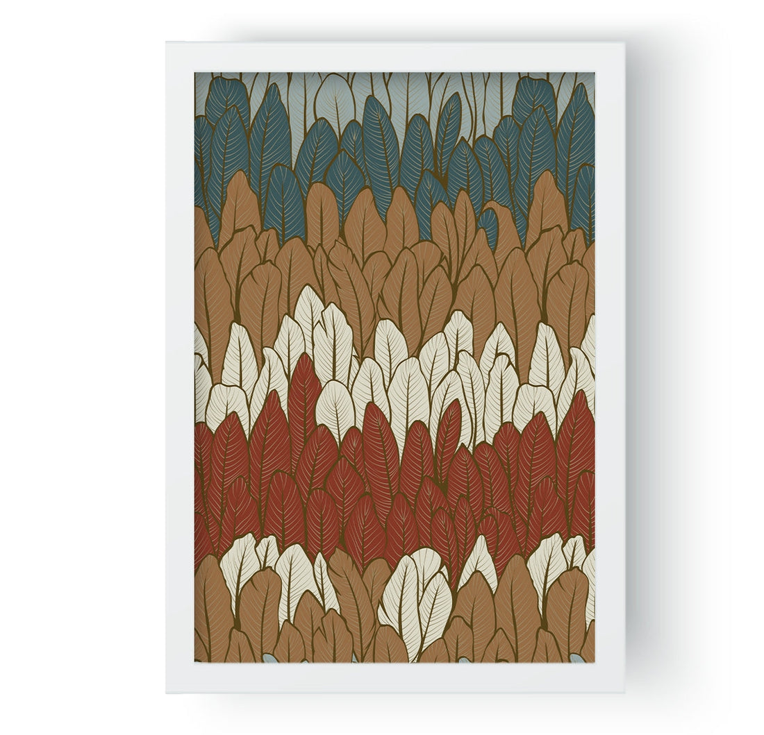 Colourful Feather Wall