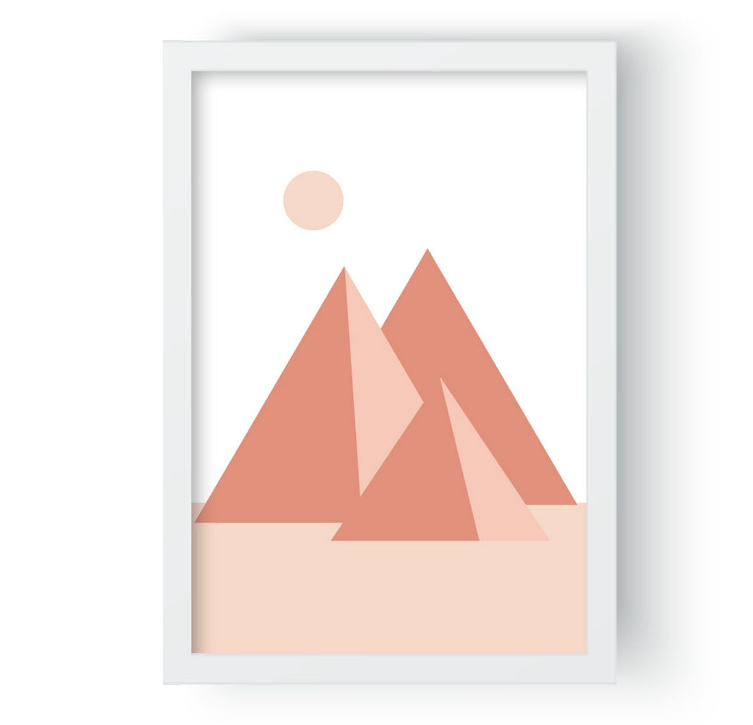 Geometric Tri Pyramids with Sun