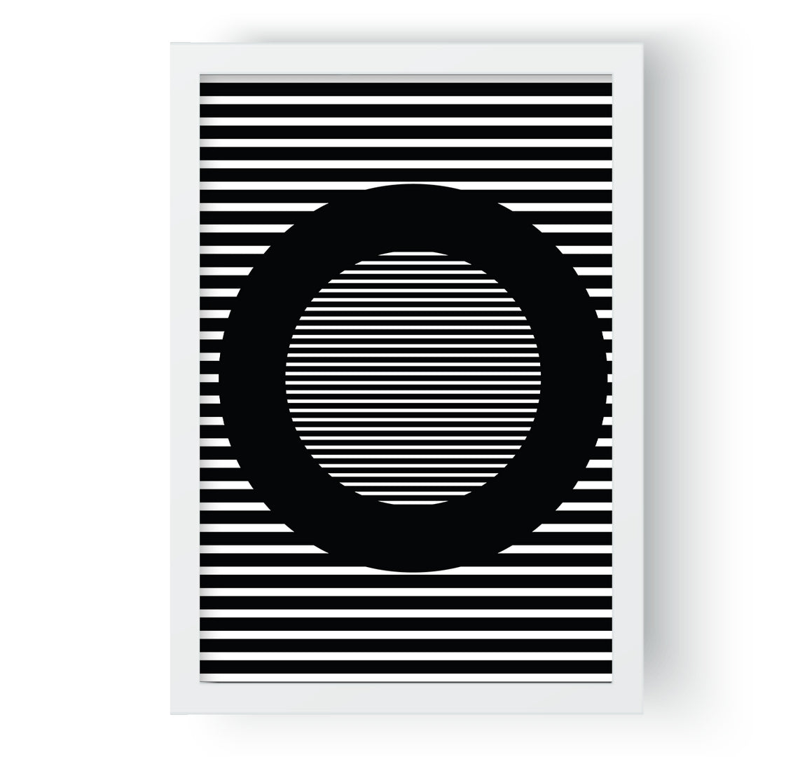 Black Geometric Ring