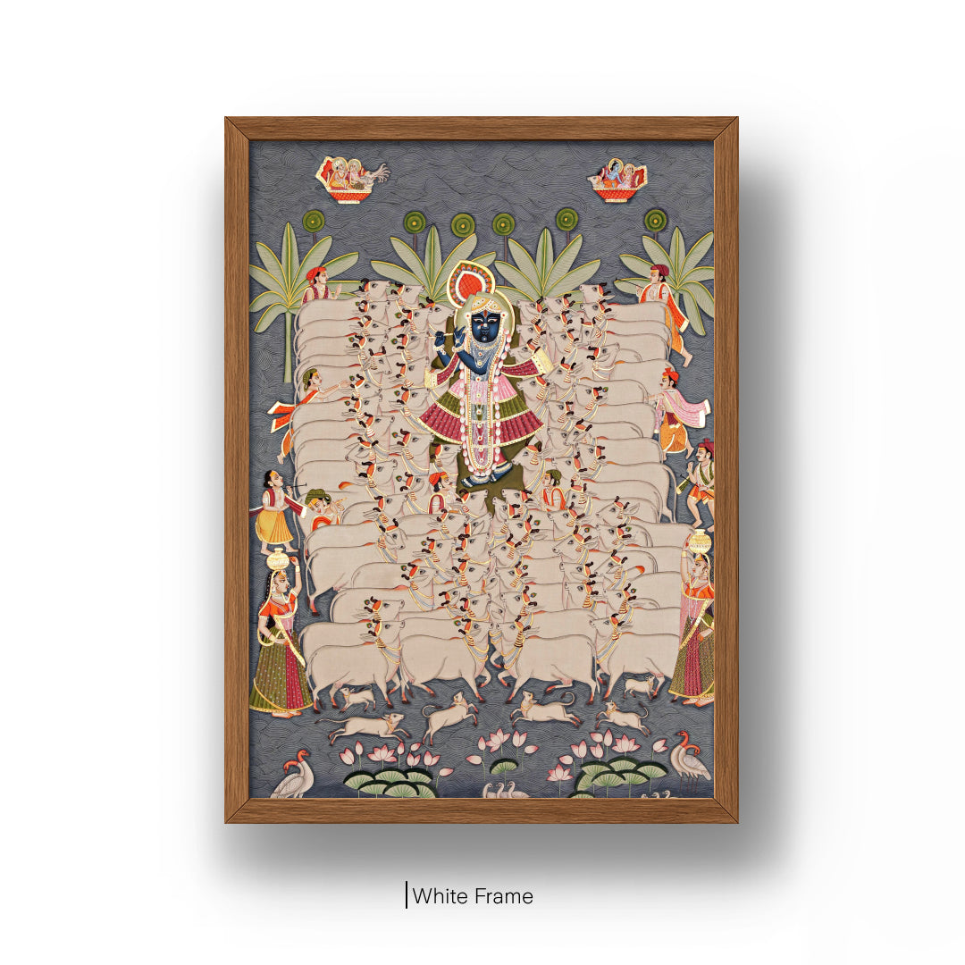 Shrinathji with Cows