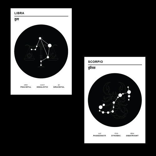 Zodiac Personalised Art | Your Sign, Your Story