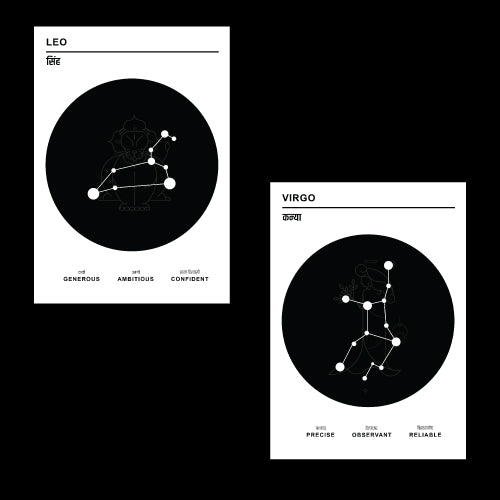 Zodiac Personalised Art | Your Sign, Your Story