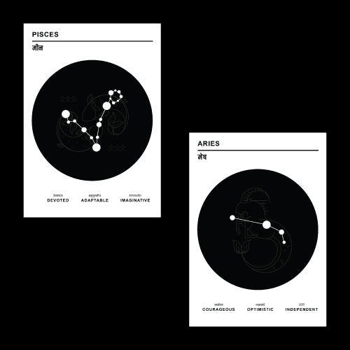 Zodiac Personalised Art | Your Sign, Your Story